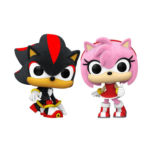 Sonic Shadow & Amy Rose US Exclusive Flocked Pop! 2-Pack