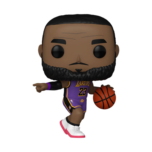 NBA: Lakers LeBron James Purple Uniform #23 Pop! Vinyl