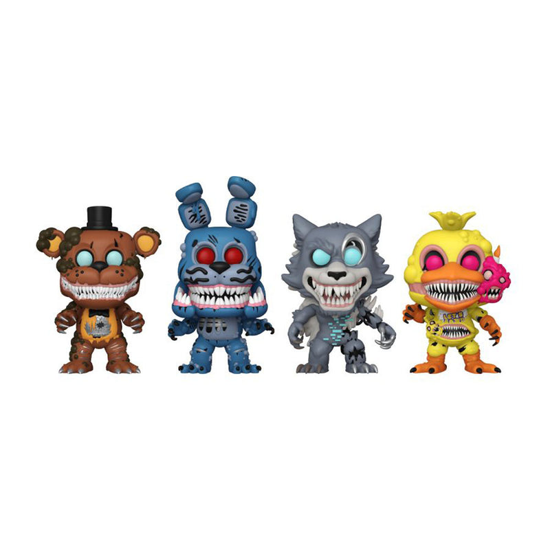 Five Nights at Freddy's Twisted Ones US Glow Pop! Vinyl 4pk