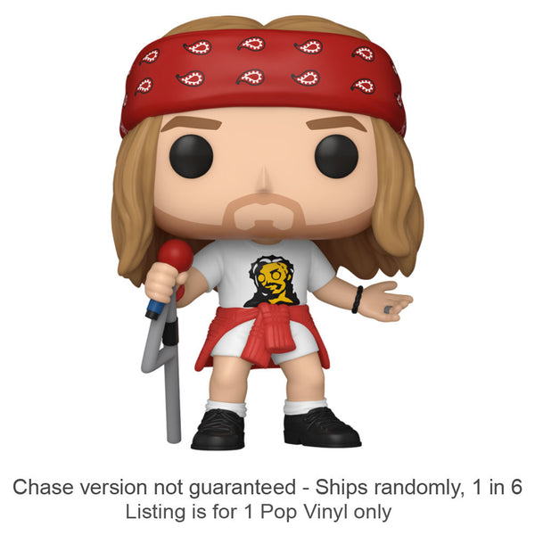 Guns N Roses Axel Rose 1992 Pop! Vinyl Chase Ships 1 in 6