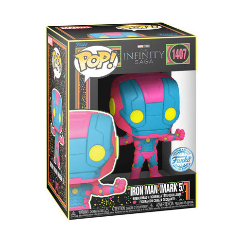 Iron Man MkV (Infinity Saga) US Black Light Pop! Vinyl