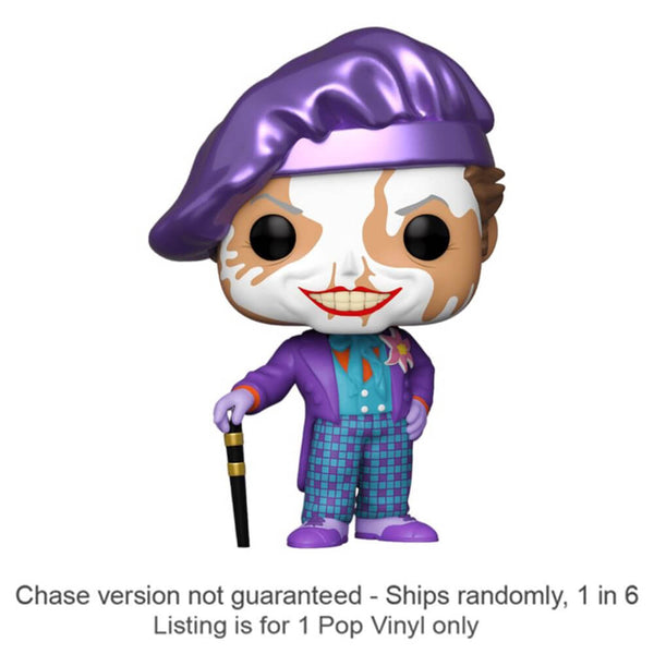 Batman 1989 Joker Hat Pop! Vinyylijahka -alueet 1 6: sta