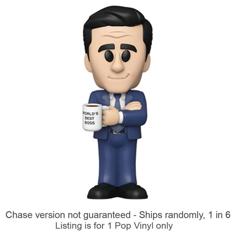 The Office Michael Best Boss Vinyl Soda Chase Ships 1 in 6