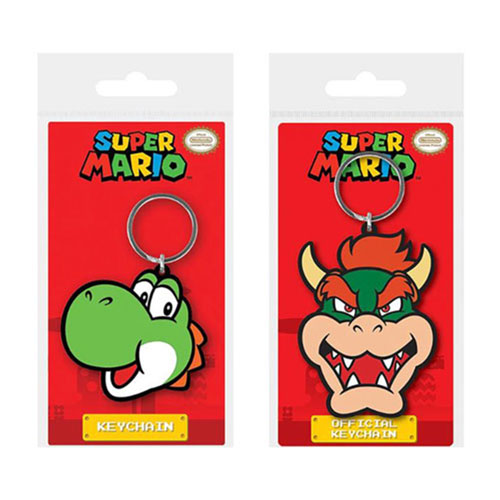 Super Mario Rubber Keyring