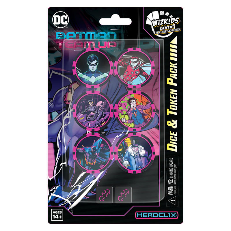 DC Comics Heroclix Batman Team Up Dice and Token Pack