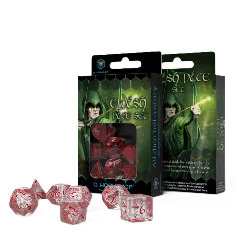 Q Workshop Elvish Dice Set 7kpl