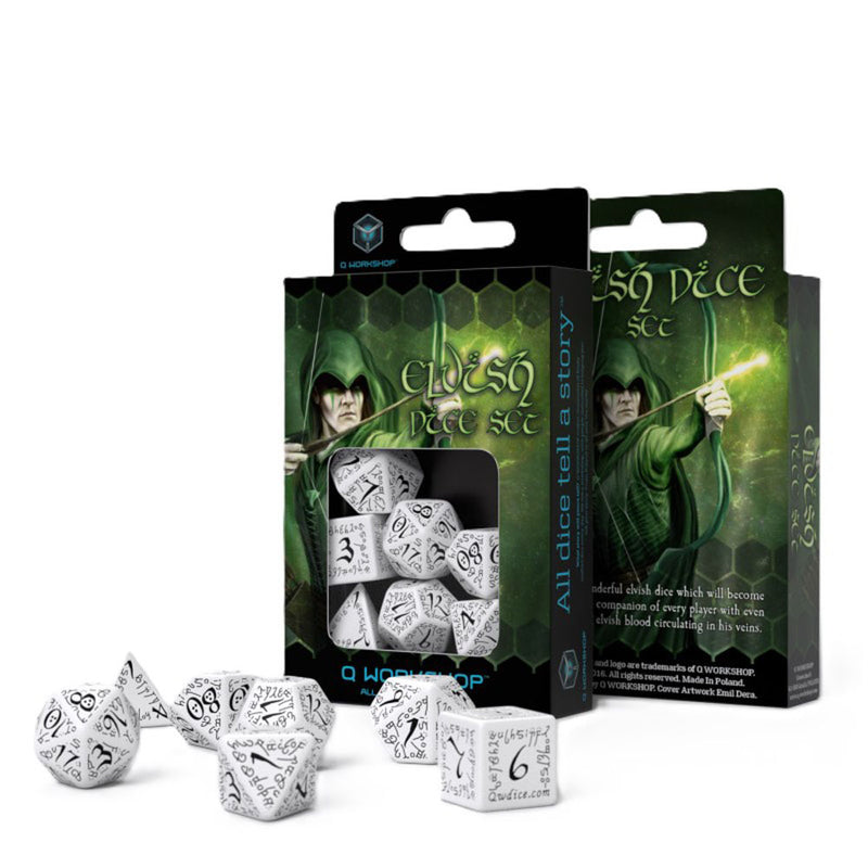 Q Workshop Elvish Dice Set 7kpl