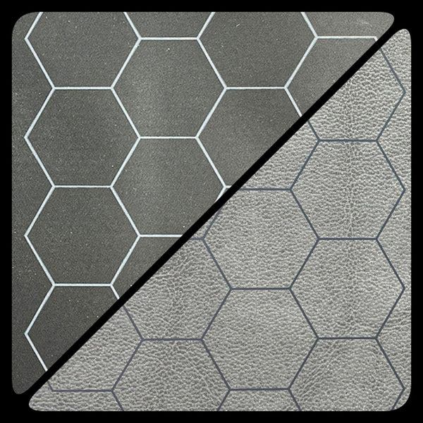 Chessex Reversible Megamat 1in Hexes Blue-Grey