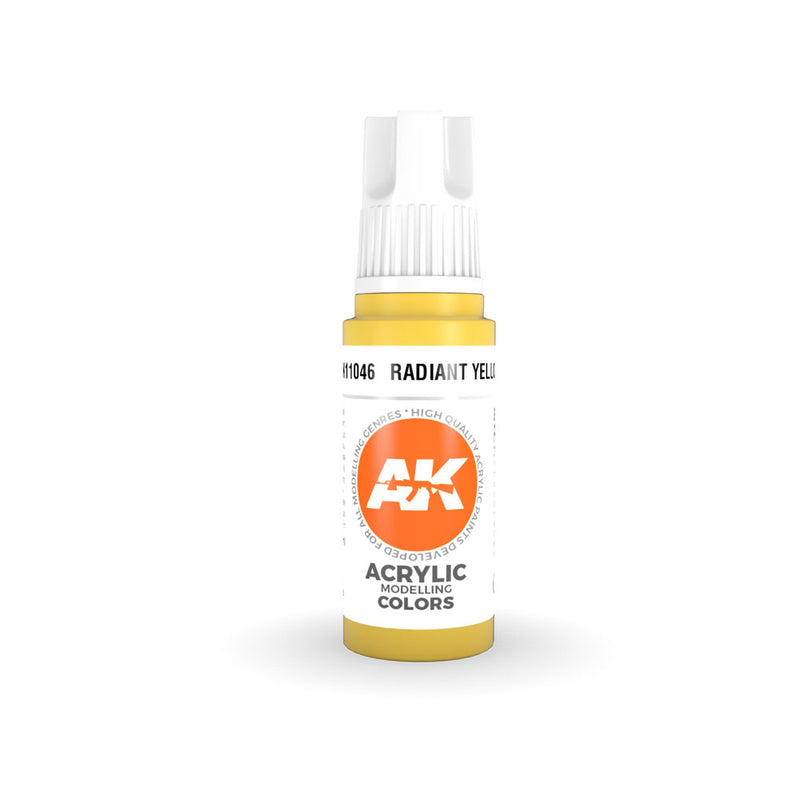 AK Interactive 3Gen -keltainen akryylimaali 17ml