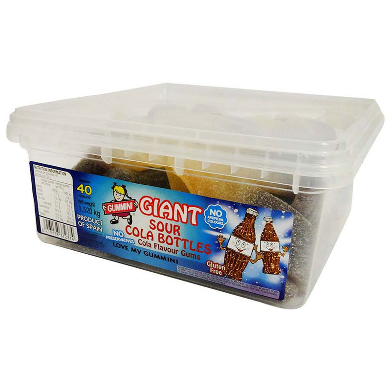 Gummini Giant Cola -pullot Gummy -pakkaukset