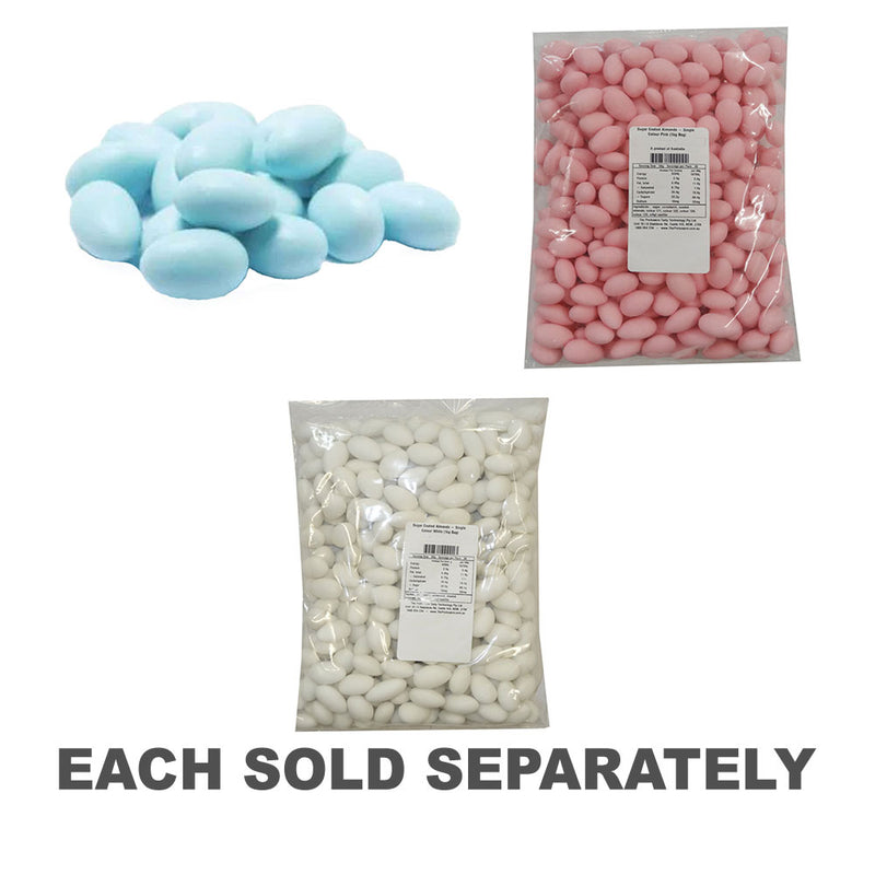 Single Colour Sugar Coated Almonds 1kg