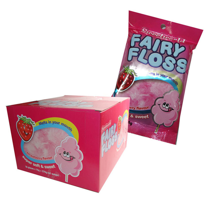 Sweetworld Fairy Floss -paketit (18x15G)