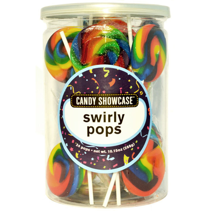 Candy Showcase Swirly Pops (24x12G)