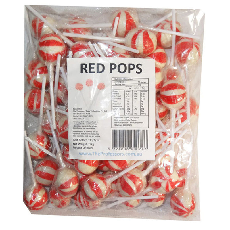 Pallo pops 1kg (noin 50 kpl)