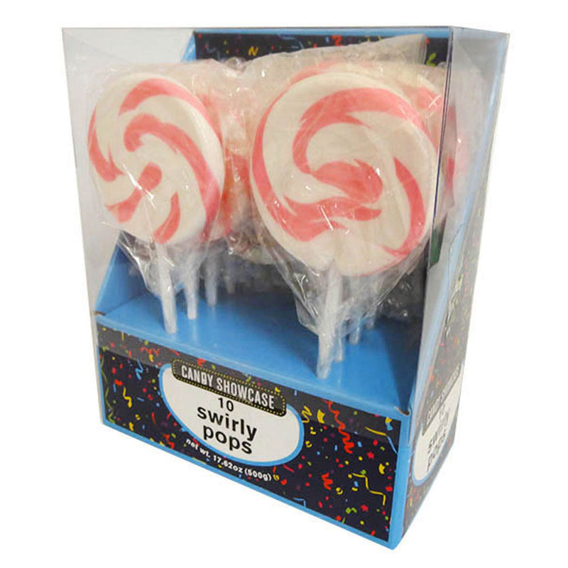 Candy Showcase Swirly Lollipops (10x50G)