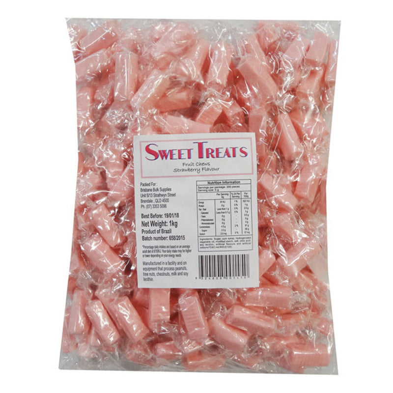 Sweet Treats Wrapped Fruit Chews 1kg