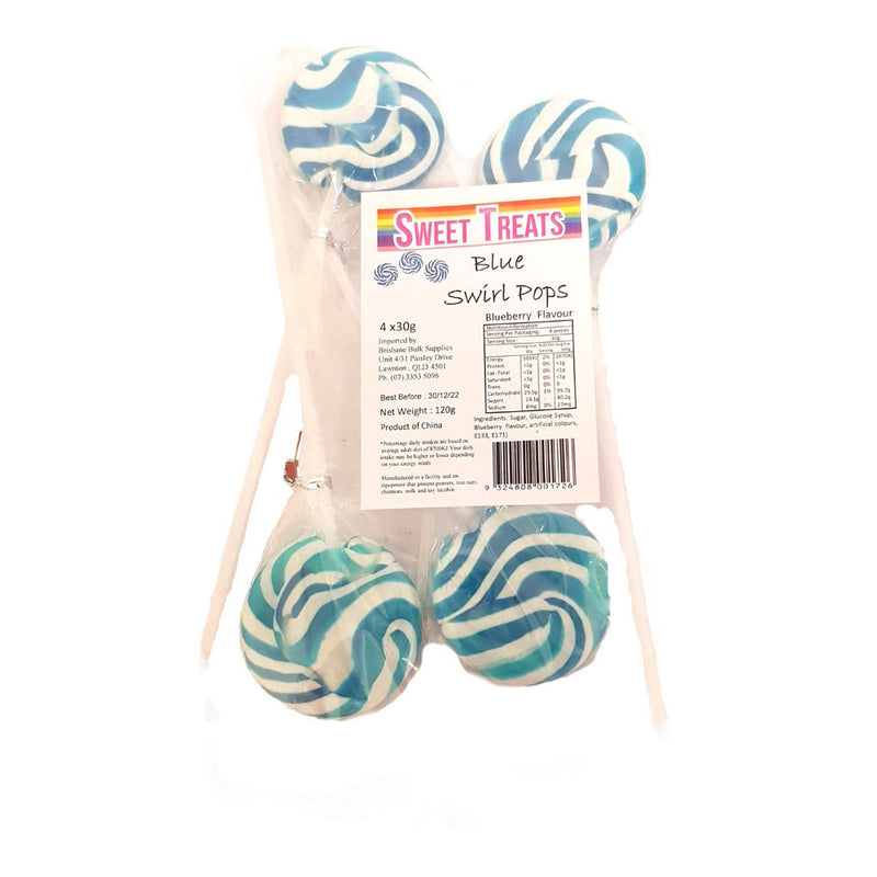 Makea herkkupuskat Swirl Pops 4PK (120 g)