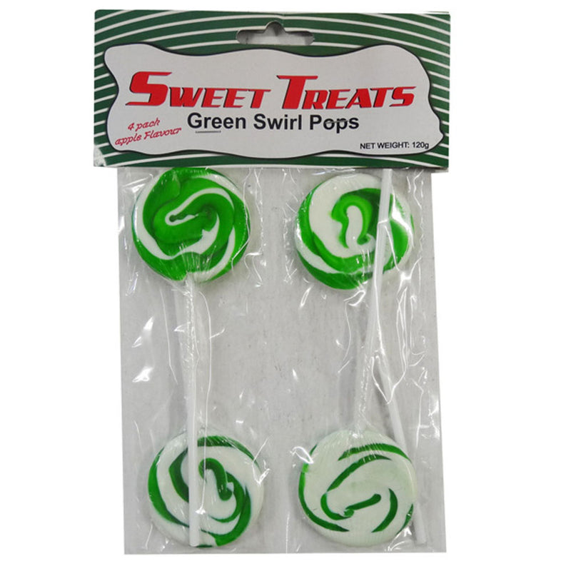 Makea herkkupuskat Swirl Pops 4PK (120 g)