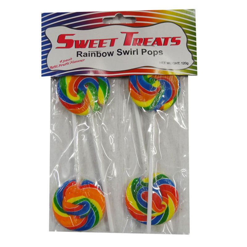 Süße Leckereien Sackged Swirl Pops 4Pk (120 g)