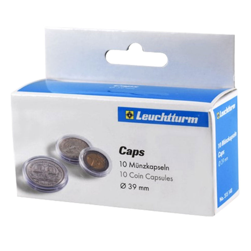 Leuchtturm Coin Capsules 10pk (från storlek 30-39)