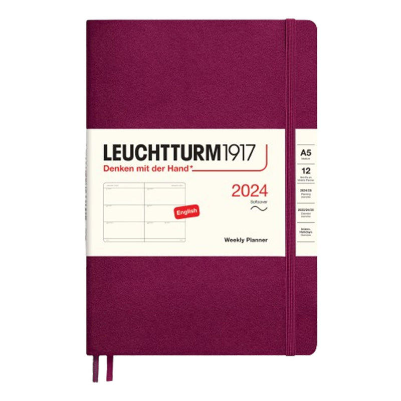 Leuchtturm 2024 A5 viikon suunnittelija (Softcover)