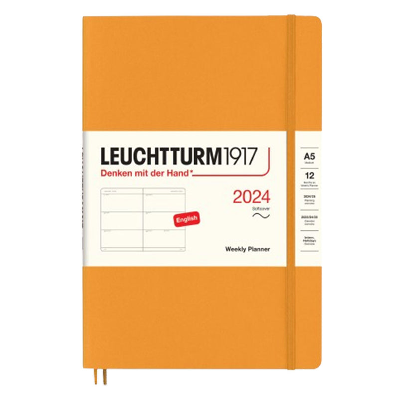 Leuchtturm 2024 A5 viikon suunnittelija (Softcover)