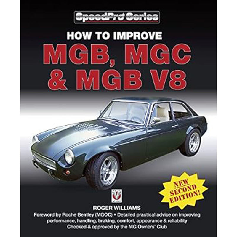 How to Improve MGB MGC AND MGB V8 Book by Roger Williams