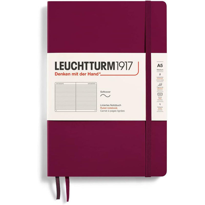 Leuchtturm Softcover Ruled Notebook A5