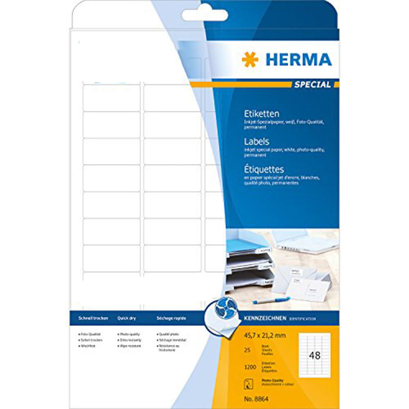 Herma Inkjet Labels A4 25pc