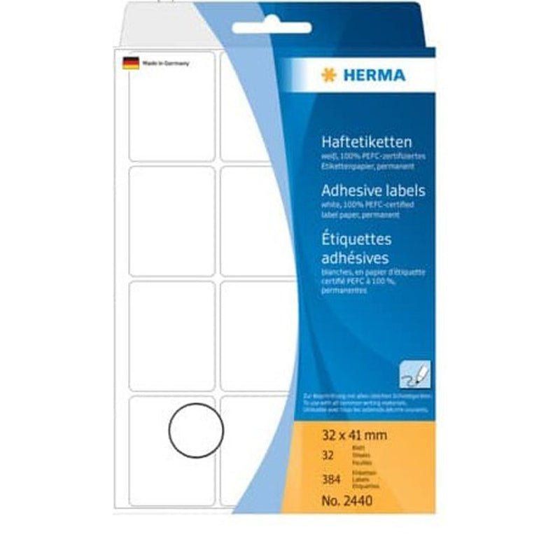 Herma Multi-Purpose Adhesive Labels 32mm (White)