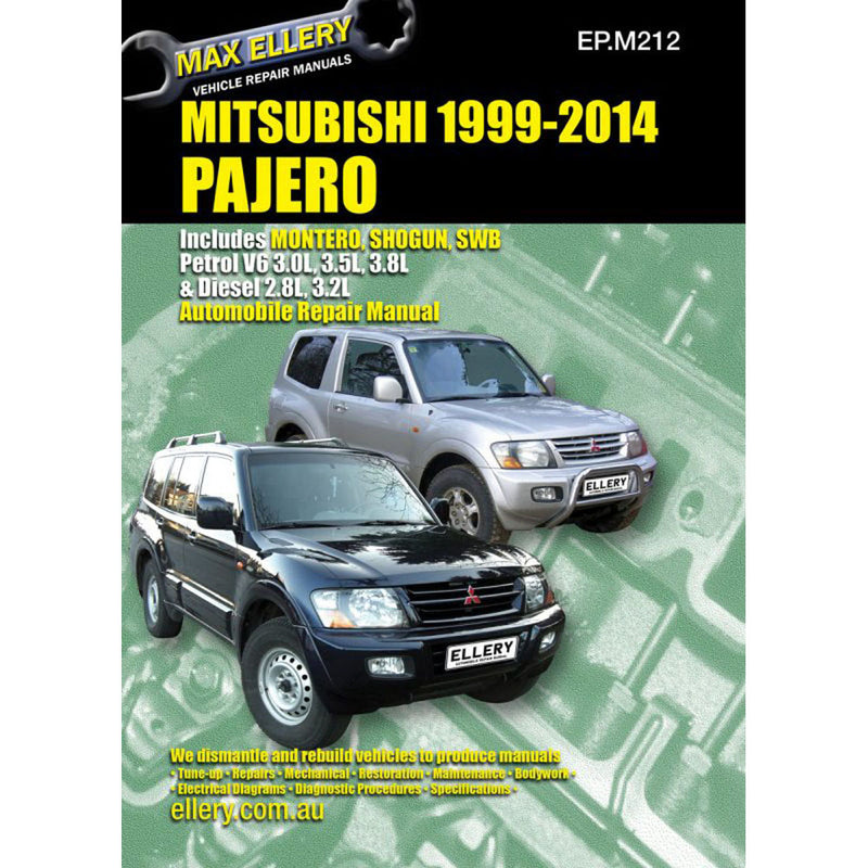 Mitsubishi Pajero 1999-2014 Repair Manual