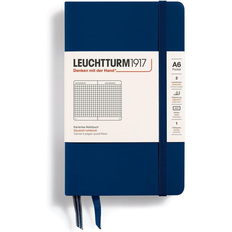 Leuchtturm Hardcover Squared Notebook A6