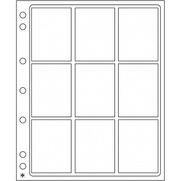 Leuchtturm Encap Coin Sheet for 9 Slabs 2pk