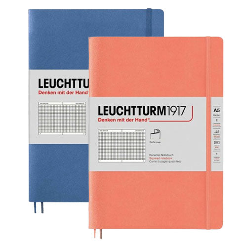 Leuchtturm Softcover Squared Notebook A5