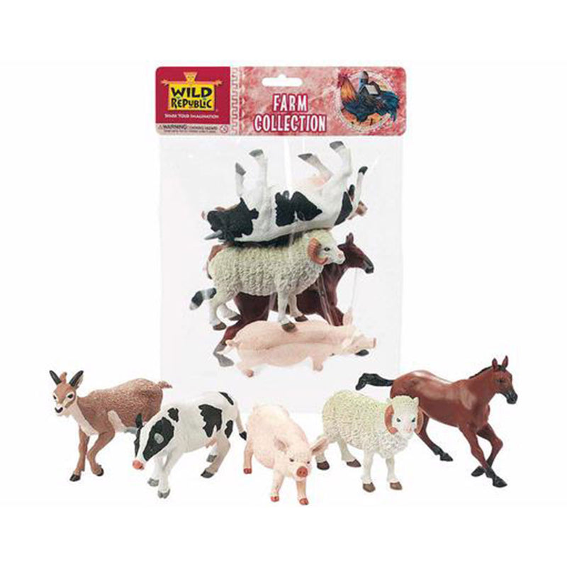 Wild Republic Polybag Animal Figurines 5st