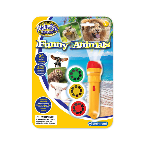 Brainstorm Toys Funny Animals Torch and Projector