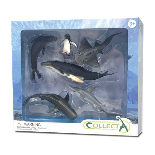 CollectA Sea Animal Figures Gift Set (Pack of 6)