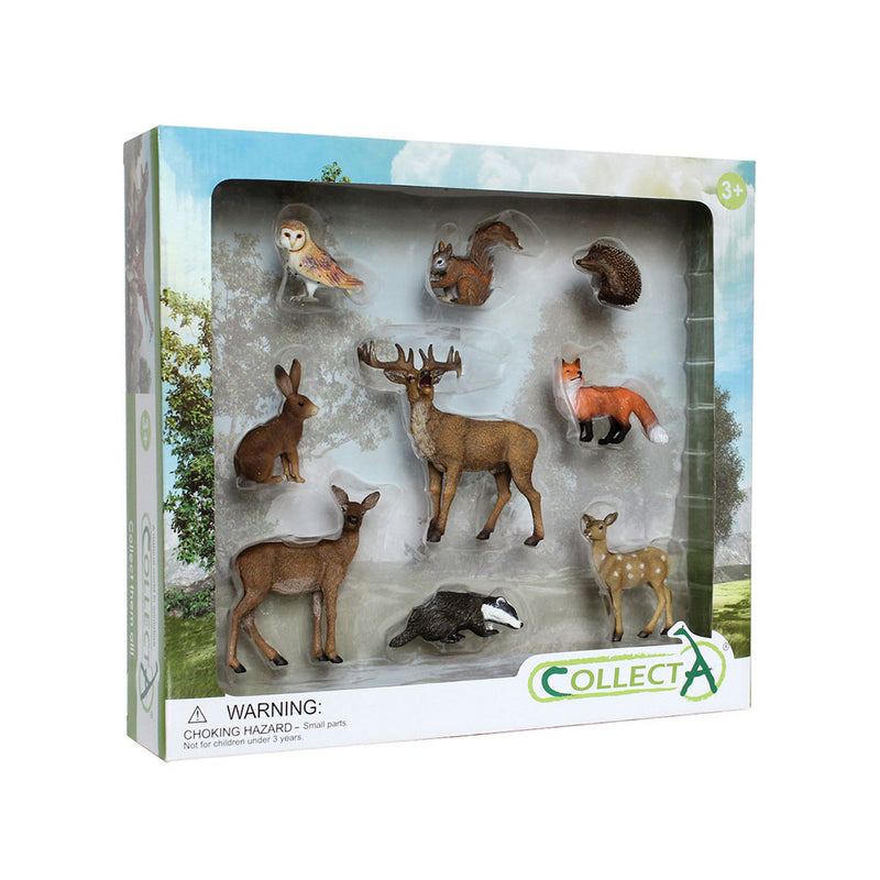 COLCA WOODLAND Animal Figures Gift Set