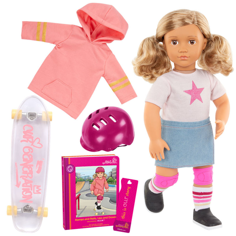 Unsere Generation Fashion Doll mit Buch 46 cm