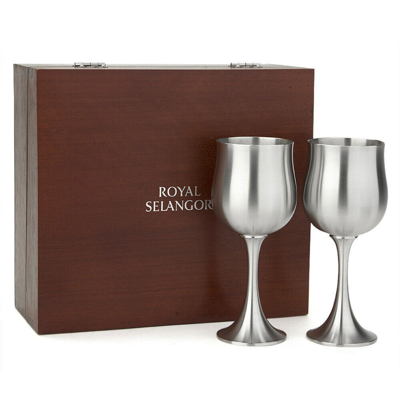 Royal Selangor Wine Goblet med presentförpackning (uppsättning av 2)