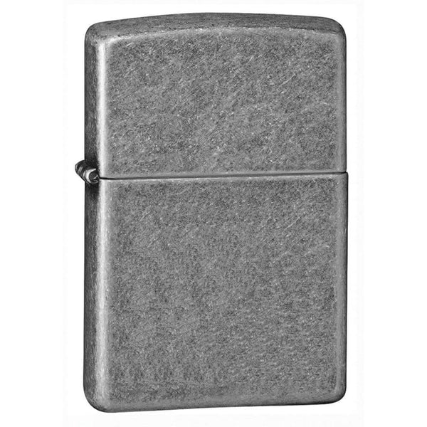 Zippo Antique Silver Plate Finish tändare