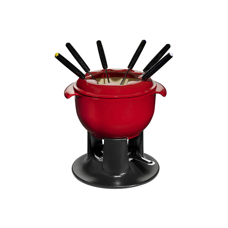 Chasseur -valurautainen fondue -sarja 21 cm