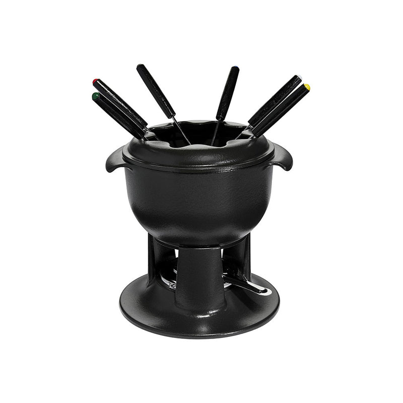 Chasseur -valurautainen fondue -sarja 21 cm