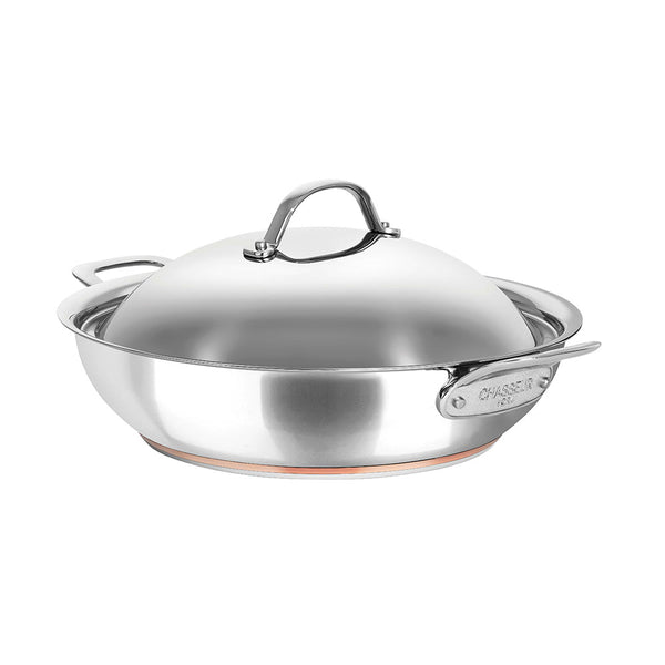 Chasseur Le Cuivre Chef Pan with 2-Handle 32cm/6L