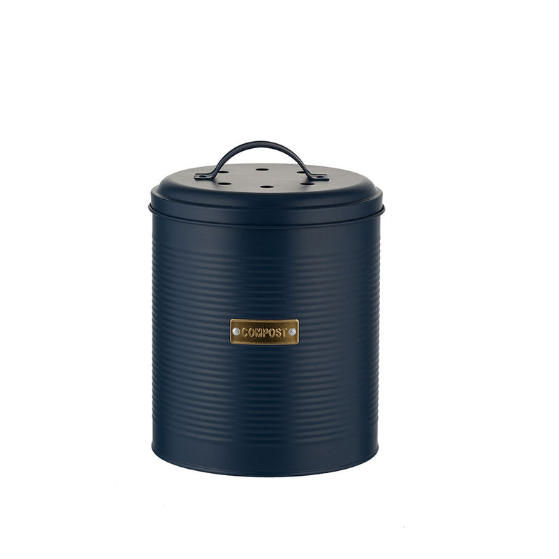 Typhoon Living Compost Bin Caddy 2.5L (Navy Blue)