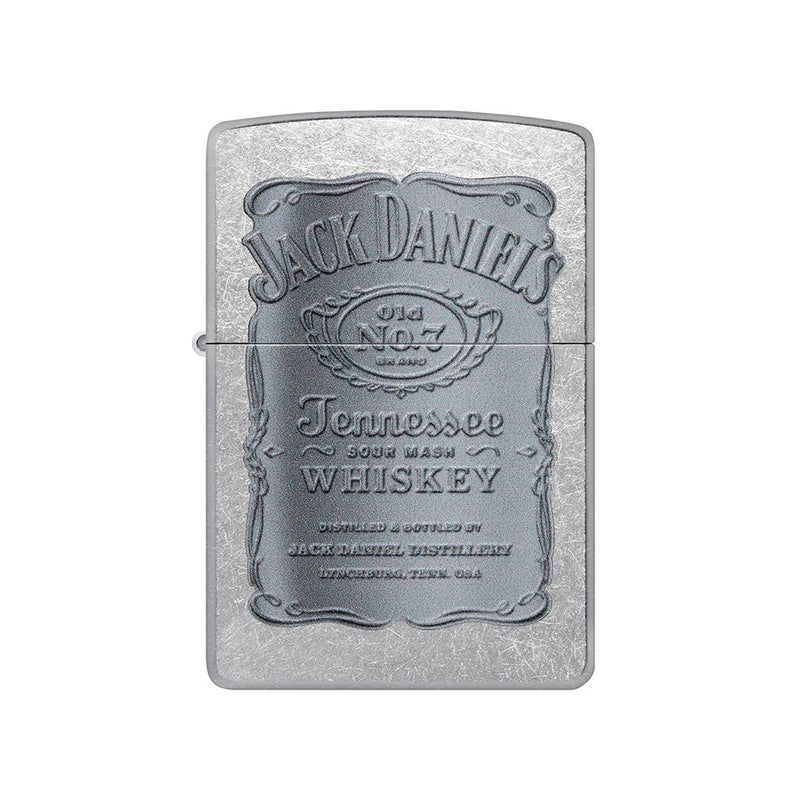 Zippo Jack Daniel's Street Chrome Windproof Tändare