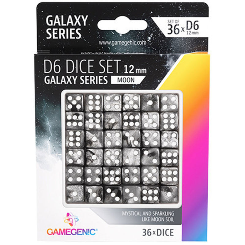 Gamegenic Galaxy -sarja D6 Dice Set 12mm (36kpl)