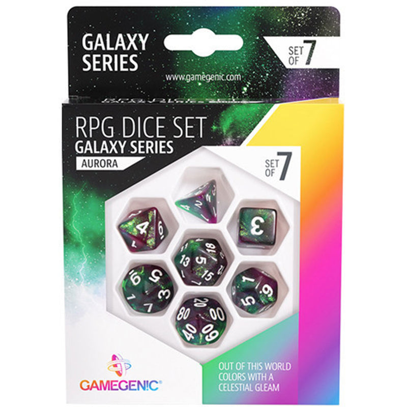 Gamegenic Galaxy Series RPG DICE SET 7st