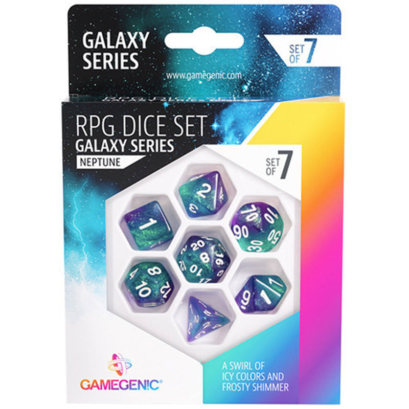 Gamegenic Galaxy Series RPG DICE SET 7st