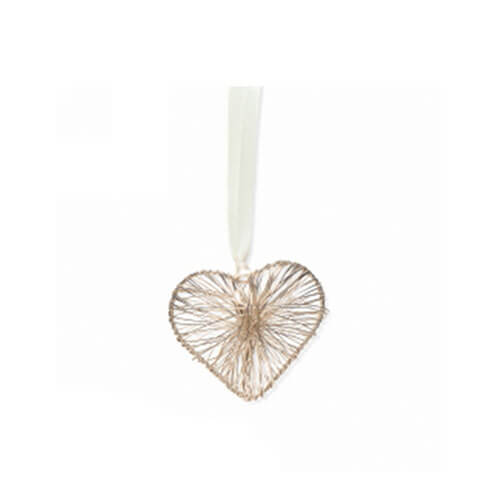 ME Intricate Wire Heart Wedding Charm